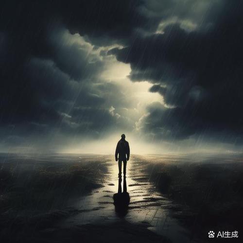 独自一人前行的图片_独行追梦，风雨无阻，每一步都充满力量