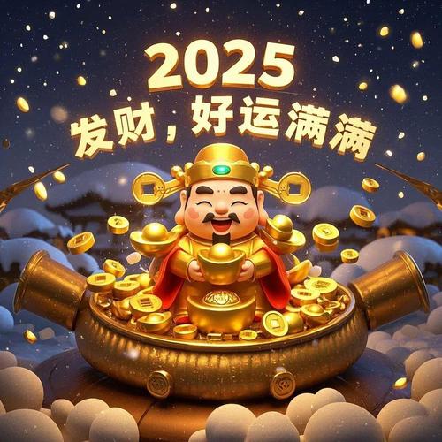 2025暴富招财好运图片大全_招财图片大全，2025蛇年幸运财富壁纸