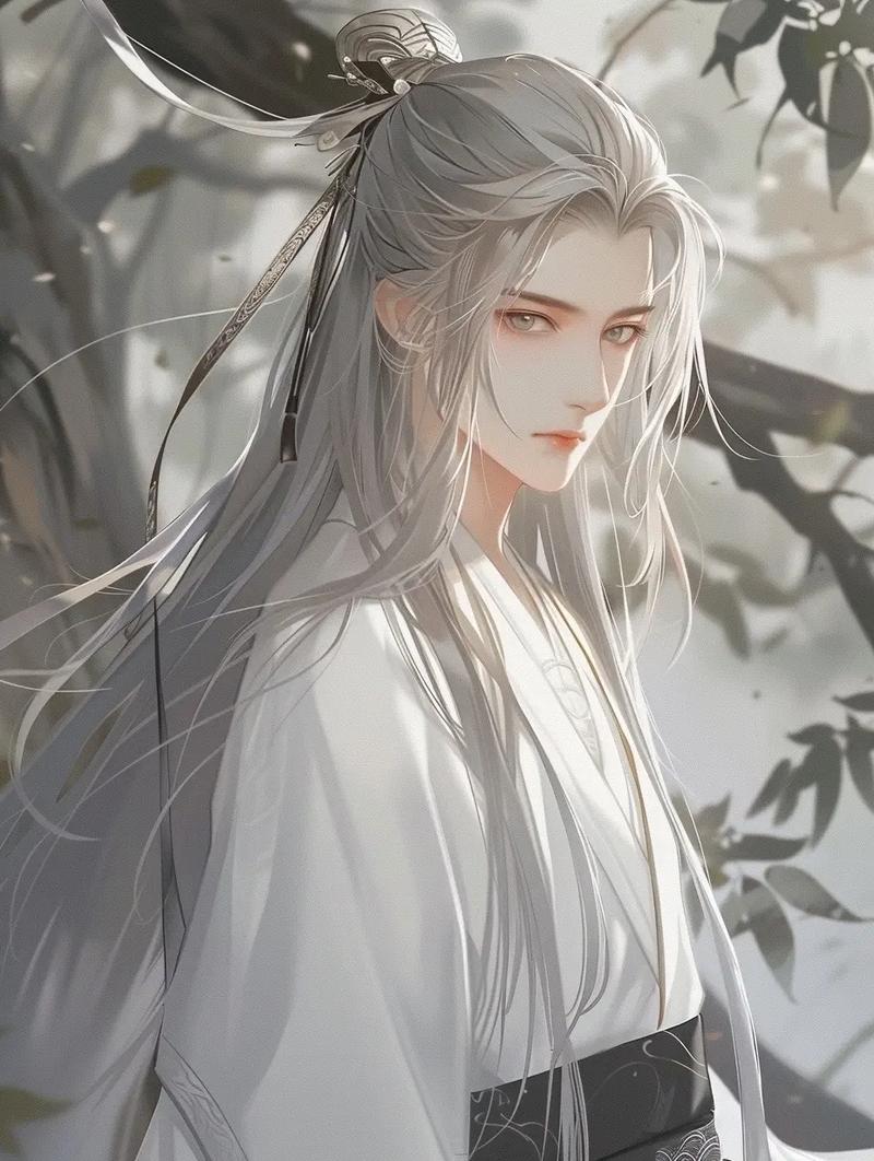 二次元照片男生 古风_二次元古风帅哥，斗笠长剑，超帅壁纸！