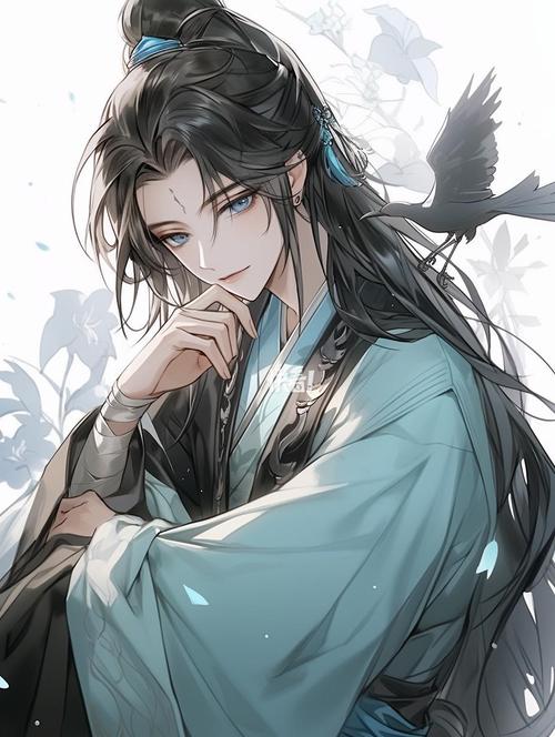 二次元照片男生 古风_二次元古风帅哥，斗笠长剑，超帅壁纸！