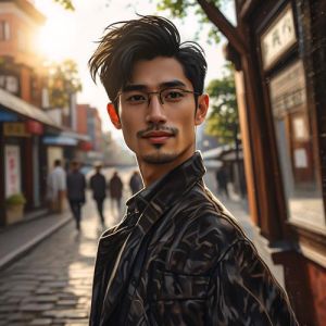 普通男人头像真实照片_眼神坚定显霸气，真实自然接地气