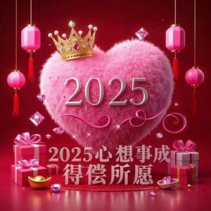 2025一切皆所愿图片_2025愿你日子红火美滋滋！